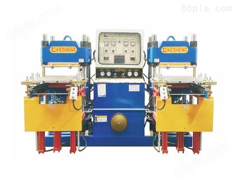 KSH 100-2000（Tons) 高精密度双油泵全自动前顶3RT开模油压成型机