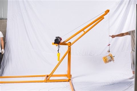 500公斤家用小型吊粮机价格-楼房吊沙机