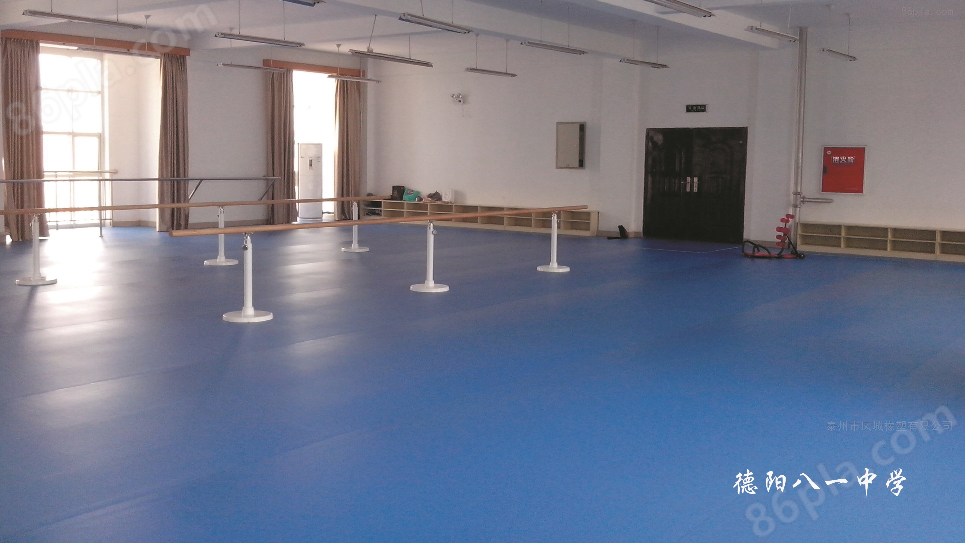 舞蹈培训机构塑胶地板 运动地胶材料价