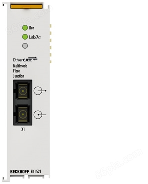 单端口 EtherCAT 光纤分支耦合器 EK1521